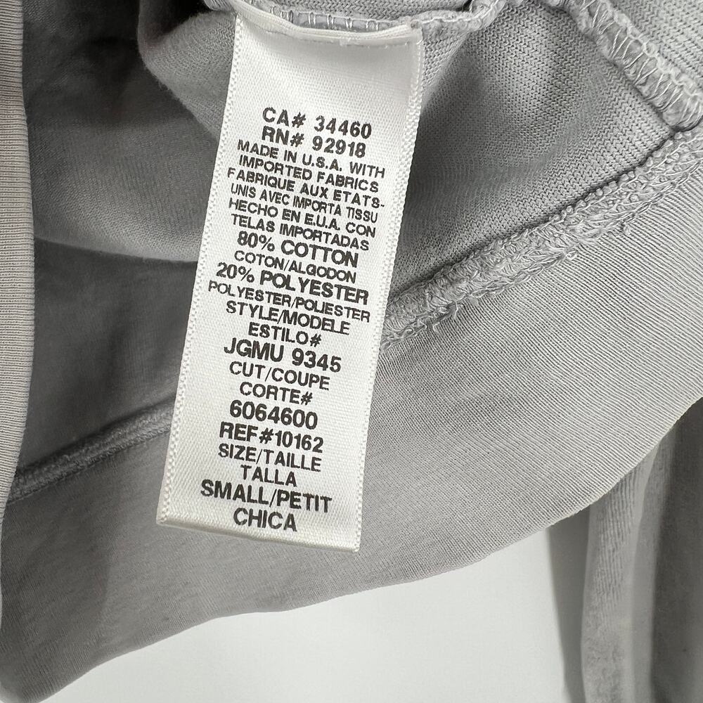 Y2k Juicy Couture Velour Zip-Up Hoodie with Crest Graphic Gray Size Small - Picture 5 of 6
